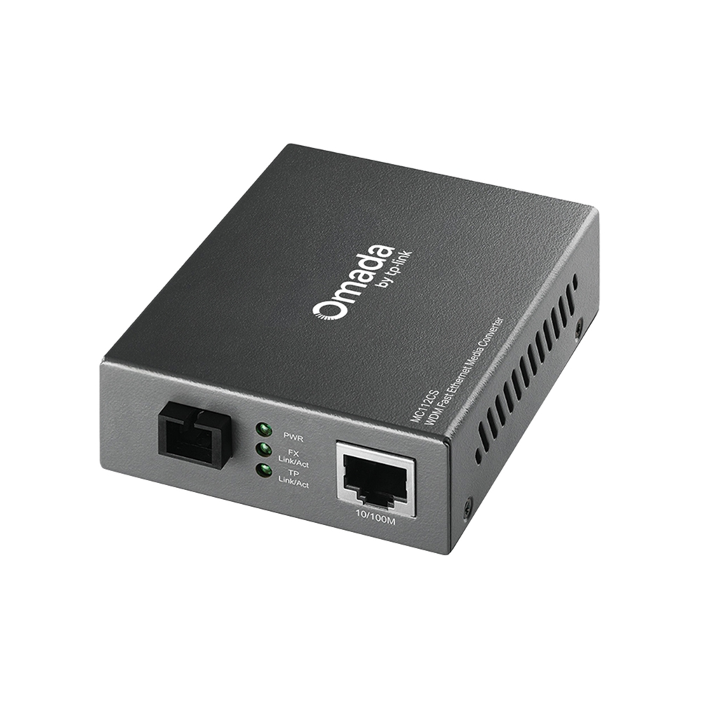 Omada 10100Mbps WDM Media Converter (MC112CS)