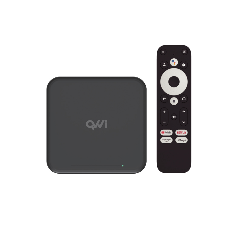 QVWI 4K Google TV Streaming Box - LeapS3