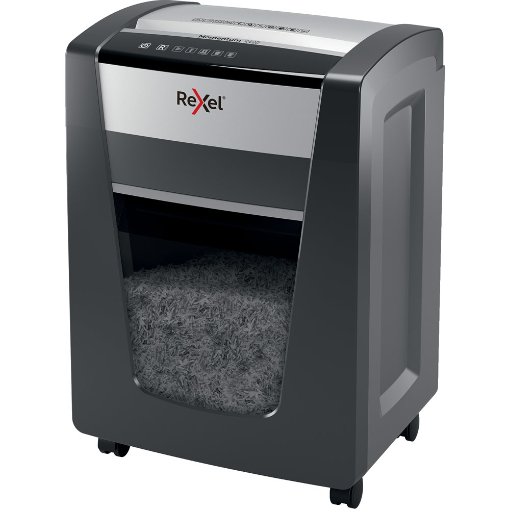 Rexel Momentum X420 Cross Cut Paper Shredder P4 (2104578EU)
