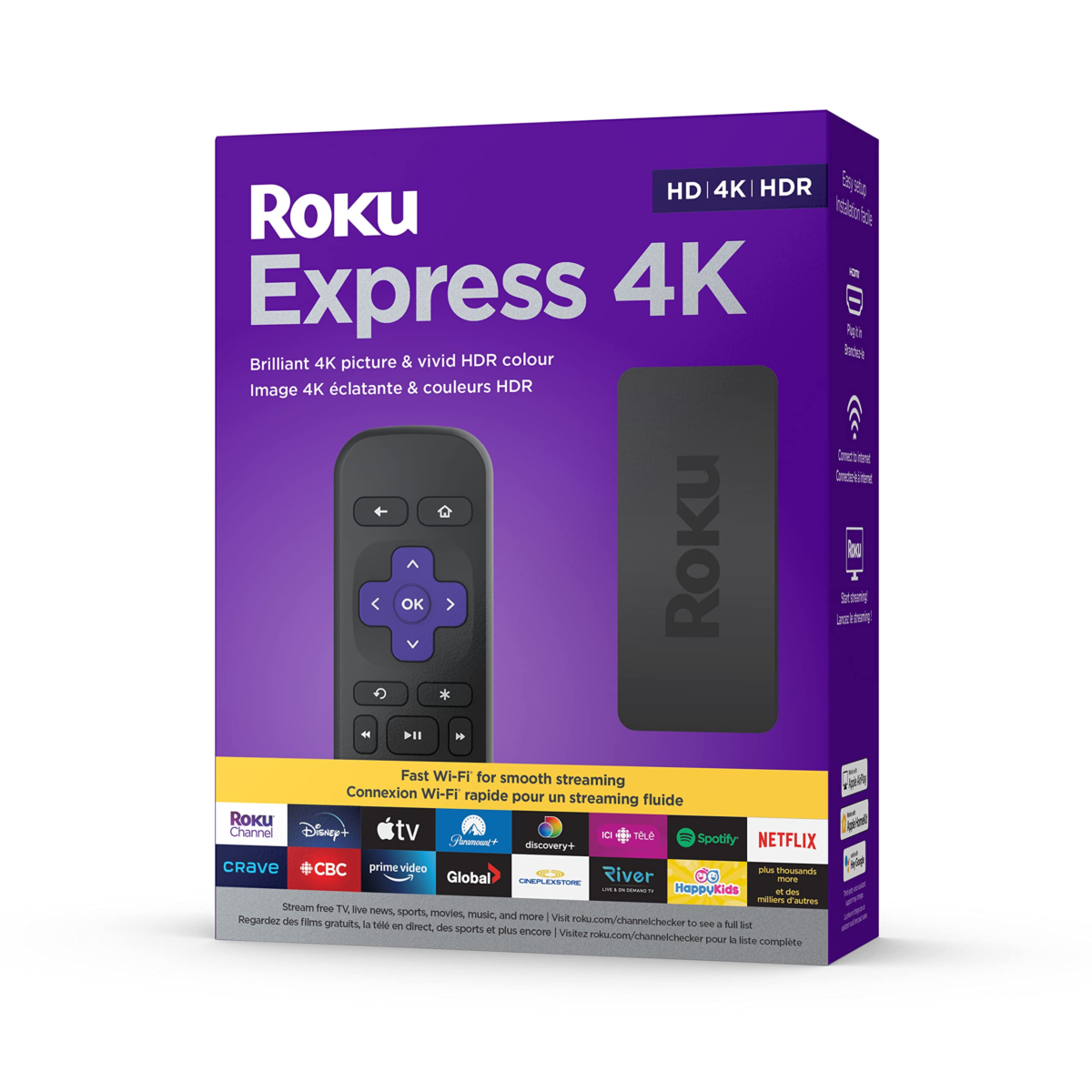 Roku Express 4K HDR Media Streamer (3940EU)