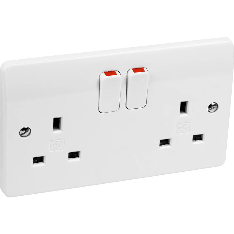 Twin Socket 13A Outlet