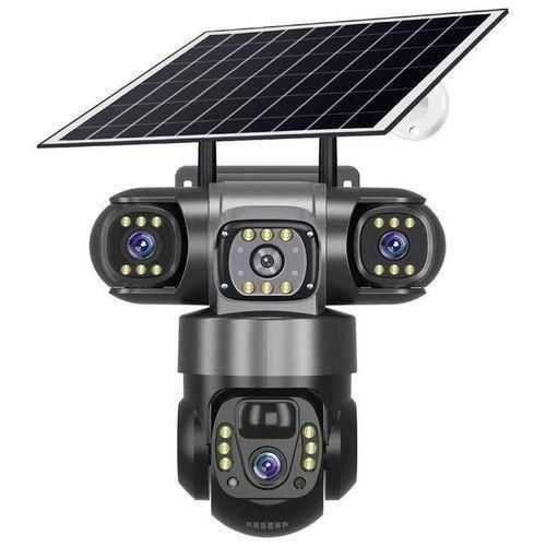 V380 Outdoor 6MP Solar CCTV Security Surveillance Camera