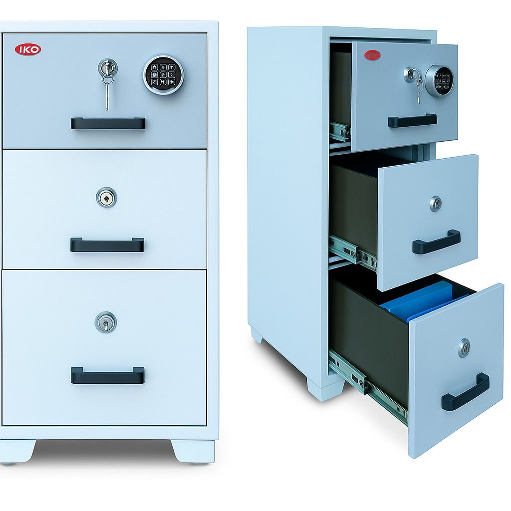 3 Drawer Fireproof Filing Cabinet