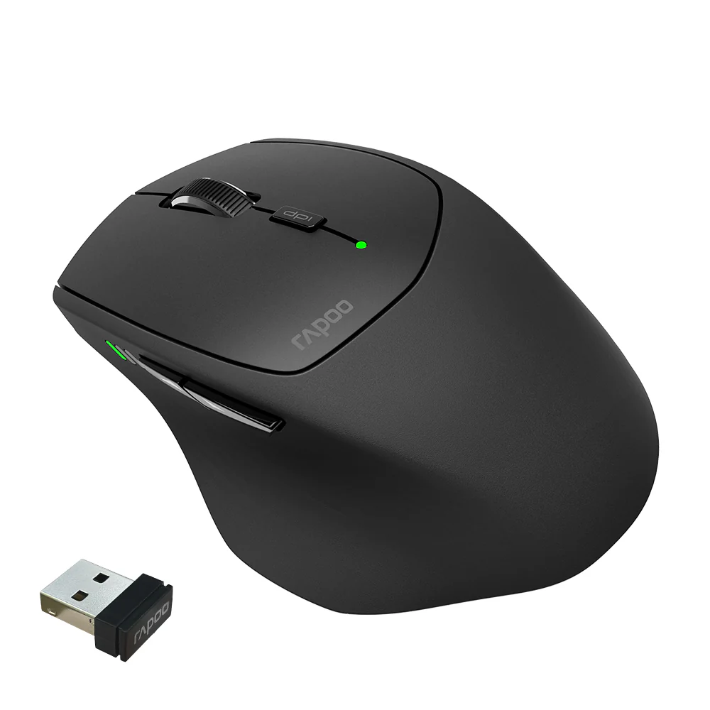 Rapoo Multi-Mode Wireless Mouse MT550 – Black (MT550)