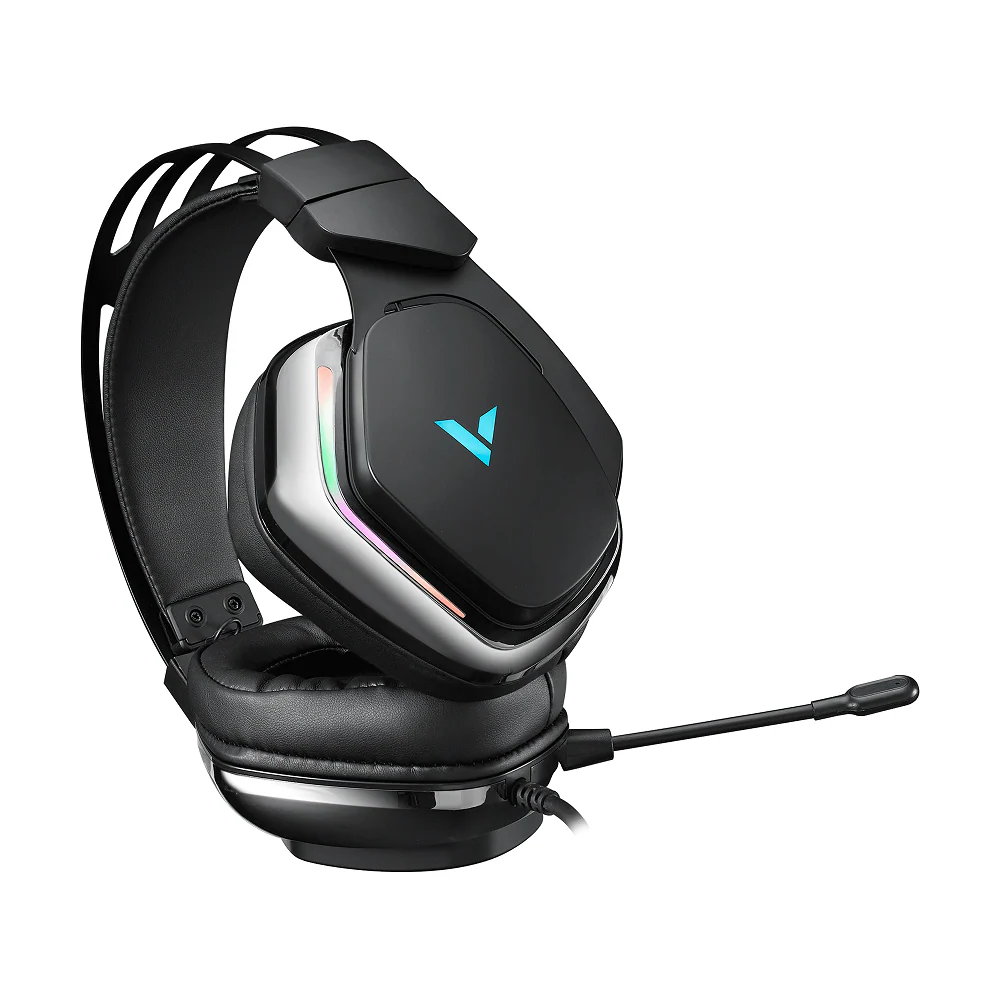Rapoo USB Gaming Headset Virtual Noise Reduction Microphone – Black (VH710)
