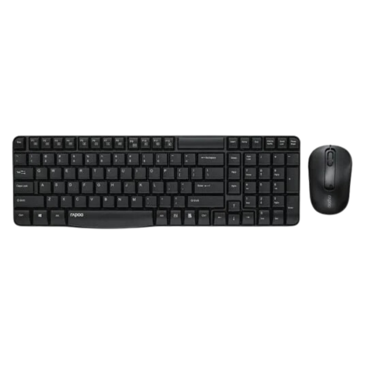 Rapoo Wireless Keyboard & Mouse X1800s – Black (X1800S)