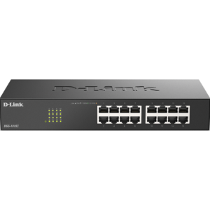 D-Link 16-Port 101001000Base-T Unmanaged Switch (DGS-1016CB)