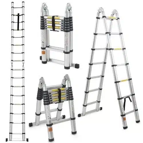 Double Telescopic Aluminium Ladder – 5.0M