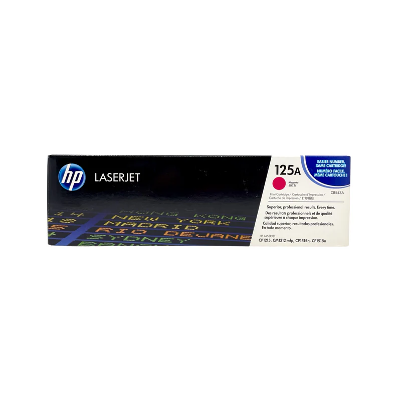 HP 125A Magenta Original LaserJet Toner Cartridge (CB543A)