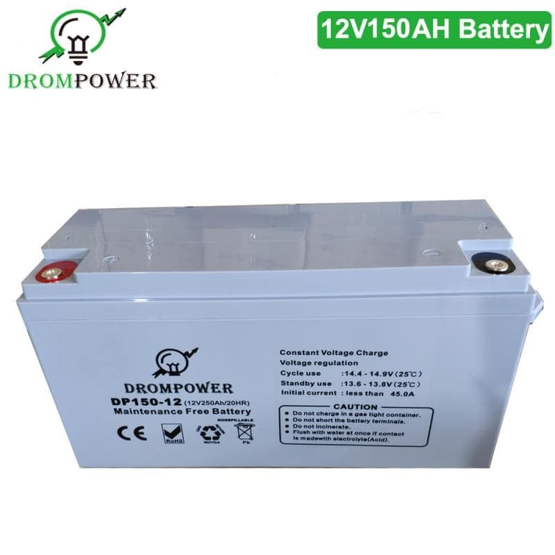 Drom Power 12V 150Ah Deep Cycle Solar Battery