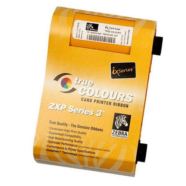 Zebra Black Monochrome High-Capacity Ribbon for ZXP Series 3 (800033-301)