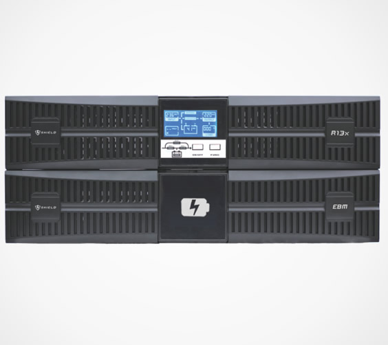 Shield R16U 6kVA 6kW Online Double-Conversion RackTower UPS