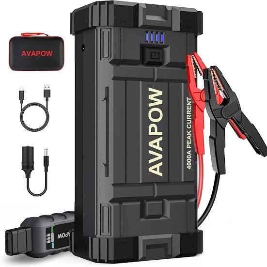 AVAPOW A58 4000A Peak Portable Car Battery Jump Starter