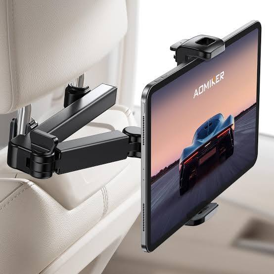 Aomiker Car Headrest Tablet Holder for iPad and Smartphones
