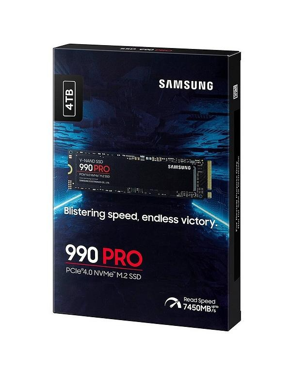 Samsung 990 PRO 4TB PCIe 4.0 ×4 M.2 NVMe Internal SSD