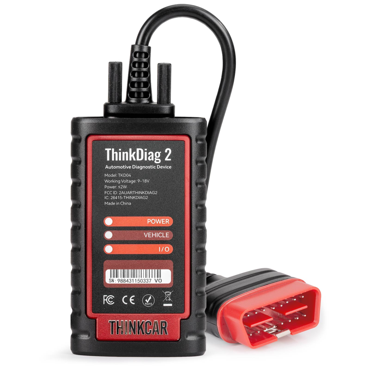 THINKCAR ThinkDiag 2 (TKD04) Bidirectional OBD2 Automotive Diagnostic Scanner
